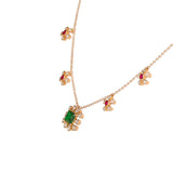 Polki Stone Floral Necklace