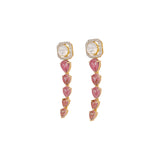 Rosé Cascade Earrings