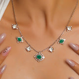 Drape Sequence Necklaces