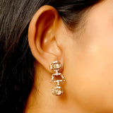The Empress Polki Diamond Earrings