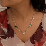 Scintillate Emerald Necklace