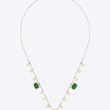 Scintillate Emerald Necklace