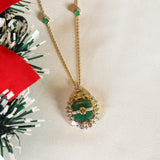 Coronation Emerald Pendant