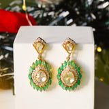 Emerald Frost Earrings