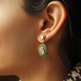 Emerald Frost Earrings