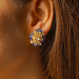 Glistening Star Polki Earrings