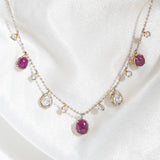 Rosa Blanco Polki Diamond Necklace