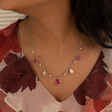 Rosa Blanco Polki Diamond Necklace