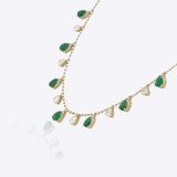 Emerald Dreams Polki Diamond Necklace