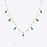 Emerald Dreams Polki Diamond Necklace