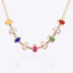 Classic Valentina Polki choker necklace with regal gemstone detailing