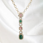 Bounty Picks Polki pendant with eclectic design and uncut diamond charm