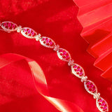 Ruby Romance Bracelet