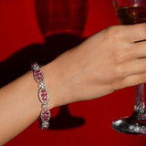 Ruby Romance Bracelet