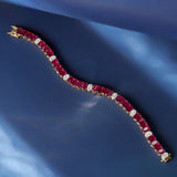 Sangria Spark Diamond Bracelet