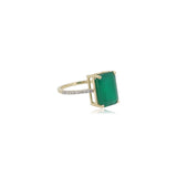 Embrace Emerald Solitaire Ring