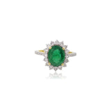 Victoria's Emerald Embrace Ring