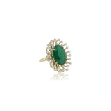 Emerald Crown Diamond Ring