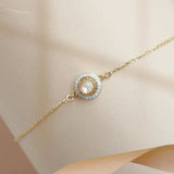 Colour Floss Polki Diamond Bracelet