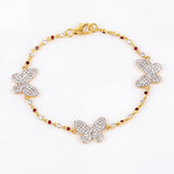 Butterfly Glint Diamond Bracelet