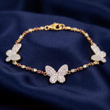 Butterfly Glint Diamond Bracelet
