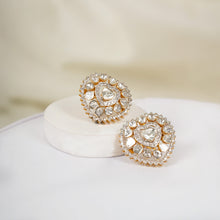 Load image into Gallery viewer, Perennial Diamond Heart Earrings
