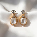 Queenly Polki Diamond Earrings