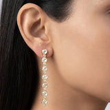 Celeste Strings Polki Earrings