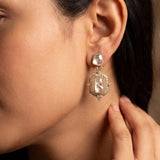 Ethereal Polki Drop Earrings