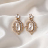 Ethereal Polki Drop Earrings
