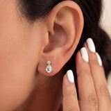 Magnolia Polki Diamond Earrings