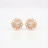 Inflorescence Polki Diamond Earrings