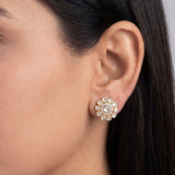 Inflorescence Polki Diamond Earrings
