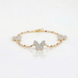 Butterfly Glint Diamond Bracelet