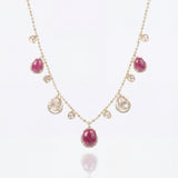 Rosa Blanco Polki Diamond Necklace