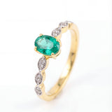 Emerald Radiance Ring
