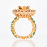 Sunburst Polki Ring