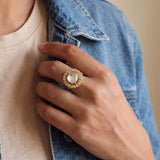 Sunburst Polki Ring