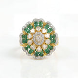Moonflower Polki Ring