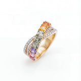 Luxe Multi Sapphire Ring