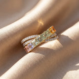 Luxe Multi Sapphire Ring