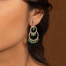 Load image into Gallery viewer, green colour earrings
