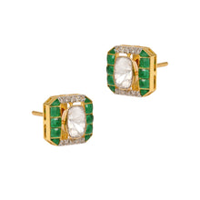 Load image into Gallery viewer, Box Green Talaf Earrings
