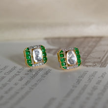 Load image into Gallery viewer, Box Green Talaf Earrings
