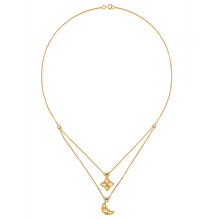 Load image into Gallery viewer, Two-storied Charm Necklace
