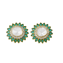 Load image into Gallery viewer, shop polki earring
