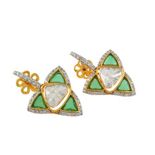 Load image into Gallery viewer, Blossom Green Talaf Earrings
