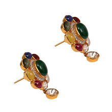 Load image into Gallery viewer, Classic Navratna Earrings
